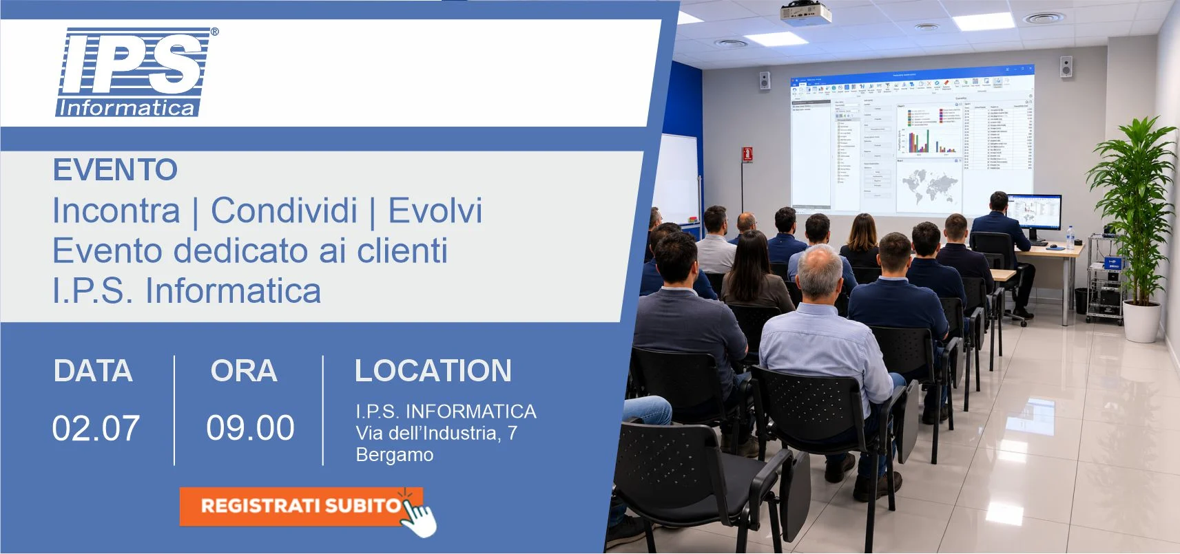 Giovedì 2 Luglio: Incontra | Condividi | Evolvi